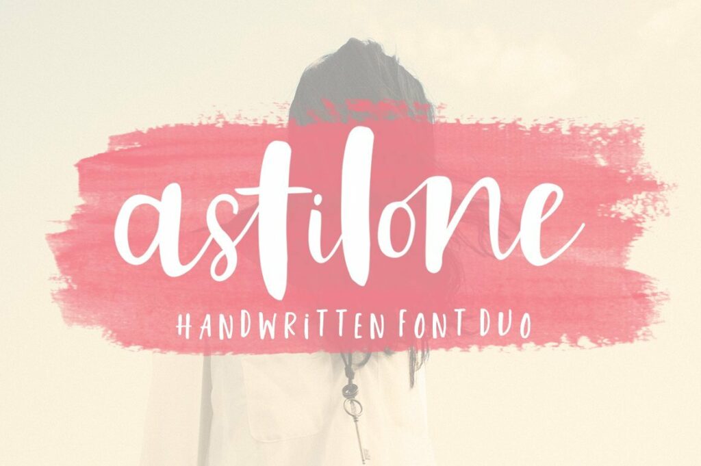 Astilone Font Duo Poster 2