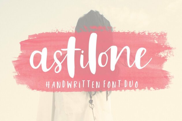 Astilone Font Duo Poster 2