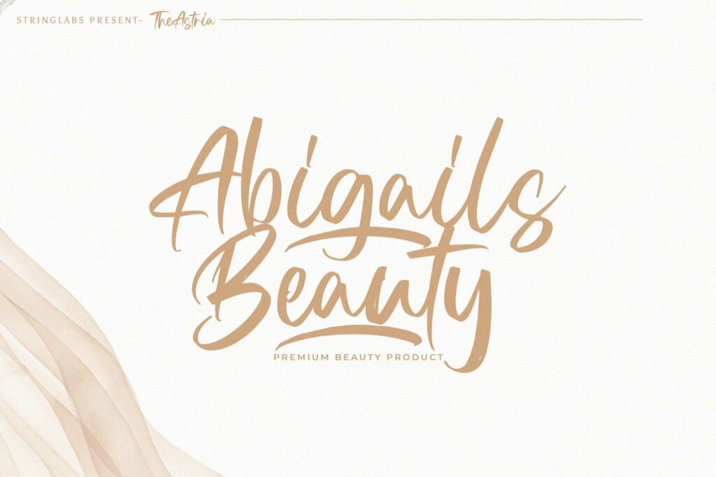Astria - Handwritten Font Poster 7