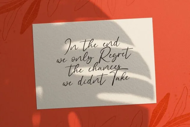 Attagiel - Handwritten Font Poster 1