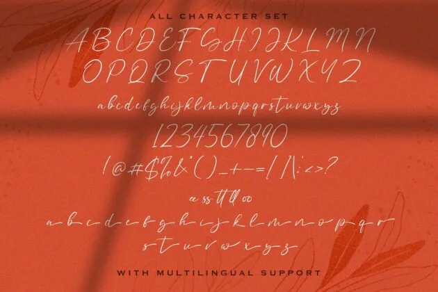Attagiel - Handwritten Font Poster 4