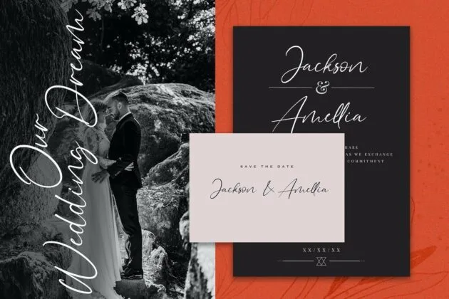Attagiel - Handwritten Font Poster 8
