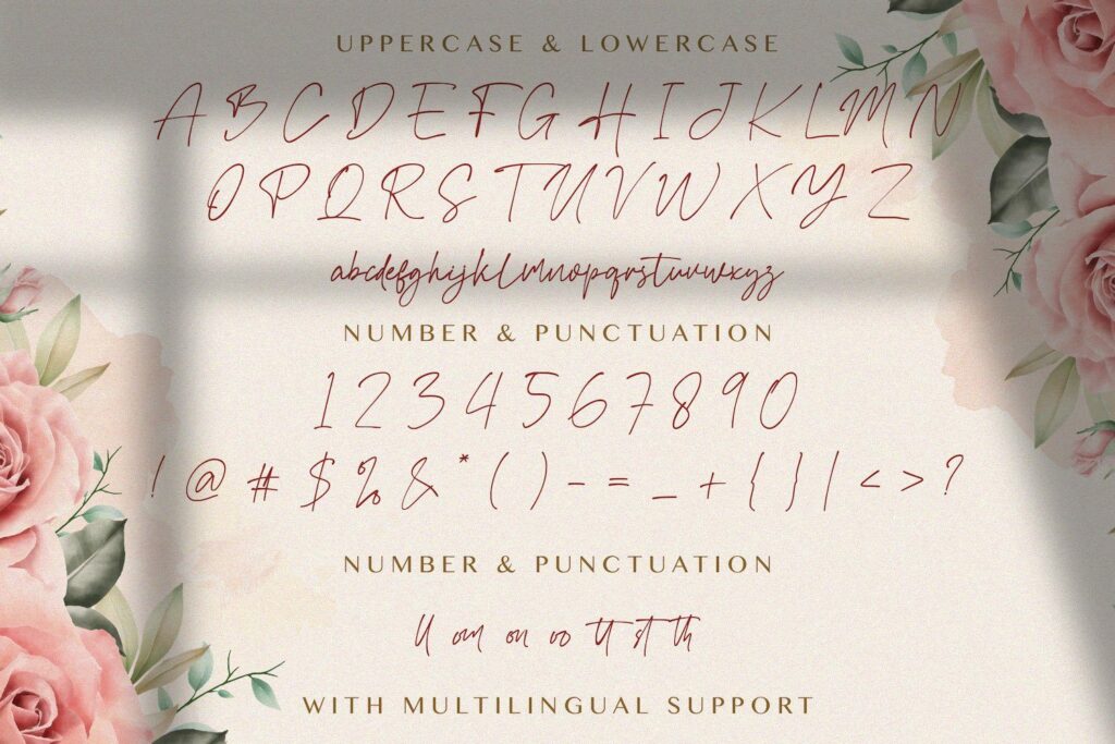 Attang Script - Handwritten Font Poster 3