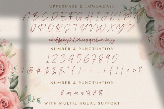 Attang Script - Handwritten Font Poster 3