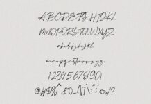 Austin Signature Font Poster 1