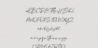 Austin Signature Font Poster 1