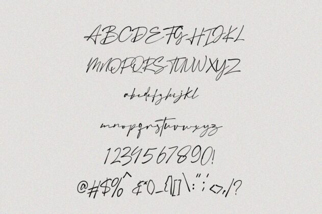 Austin Signature Font Poster 1