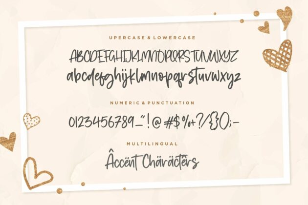 Austrian Modern Calligraphy Font Poster 4