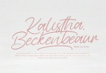 Awejatty - Handwritten Font Poster 1