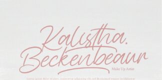 Awejatty - Handwritten Font Poster 1