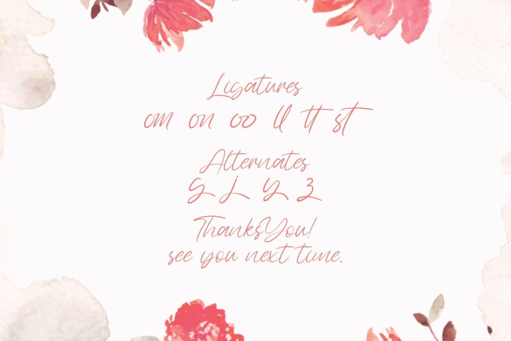Awejatty - Handwritten Font Poster 3