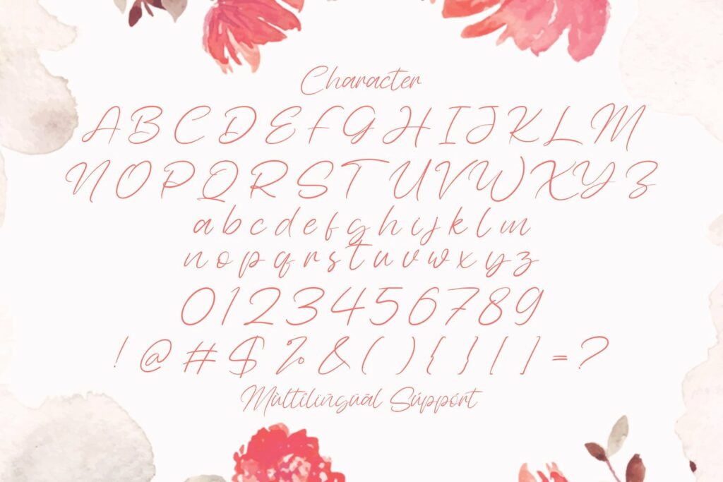Awejatty - Handwritten Font Poster 4