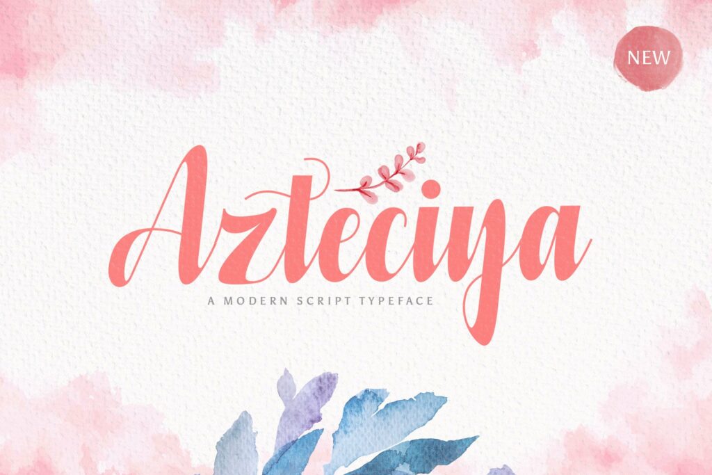 Azteciya - Handwritten Font Poster 3