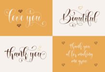 Babenta - Modern Calligraphy Font Poster 1