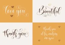 Babenta – Modern Calligraphy Font Babenta - Modern Calligraphy Font Poster 1