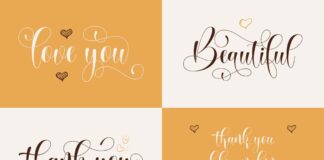 Babenta - Modern Calligraphy Font Poster 1