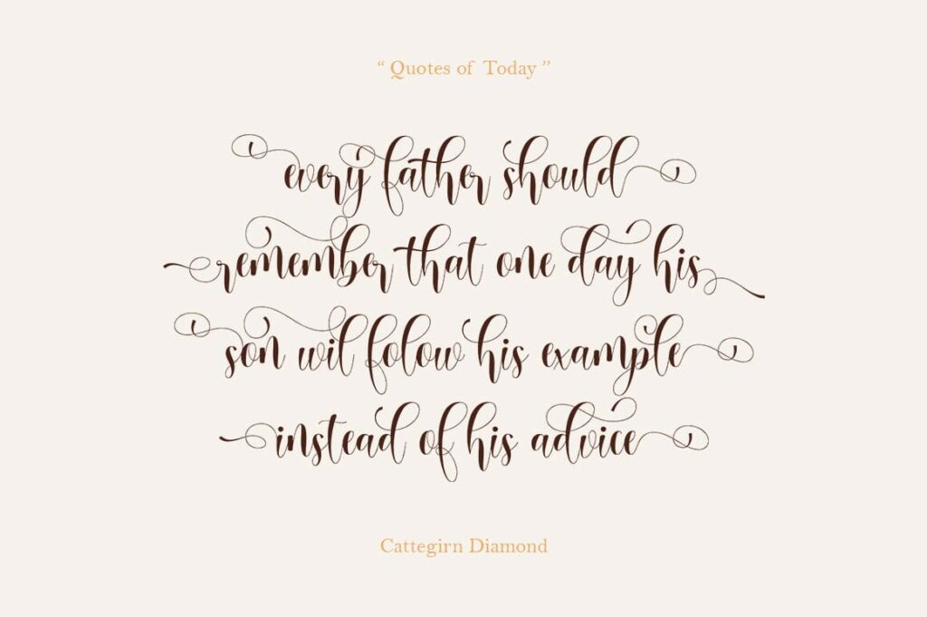 Babenta - Modern Calligraphy Font Poster 5