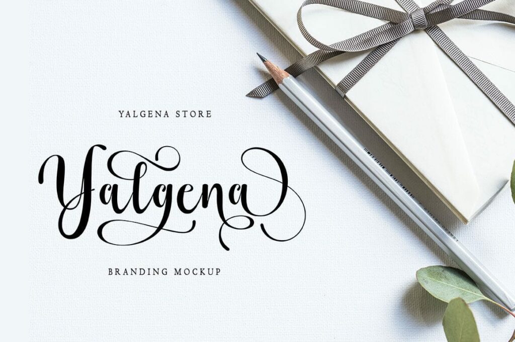 Bahgila Script font Poster 1