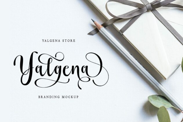 Bahgila Script font Poster 1