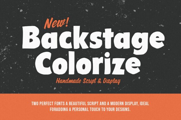 Bakstage Colorize - Font Duo Poster 3