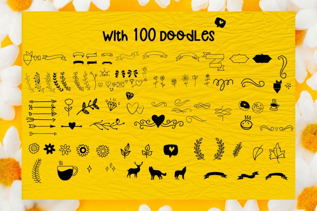 Banitta Font Trio & Extras Poster 1