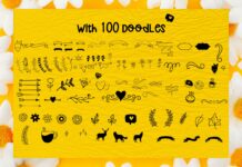 Banitta Font Trio & Extras Poster 1