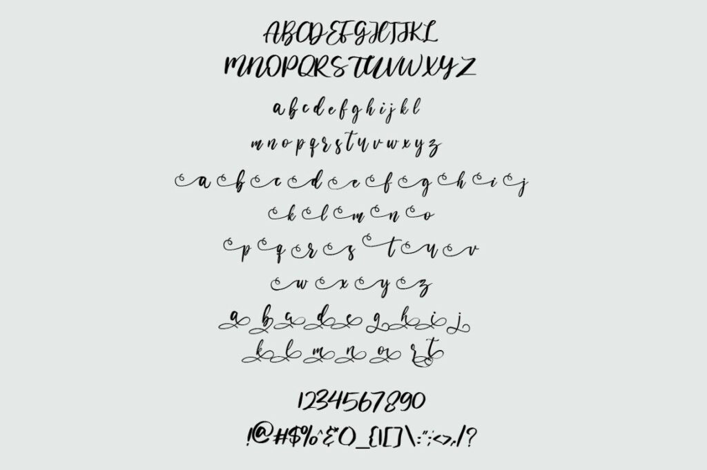 Barcelona - Handwritten Font Poster 6