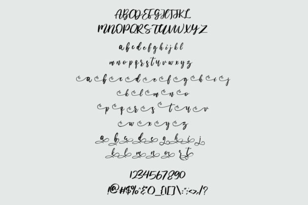 Barcelona - Handwritten Font Poster 6