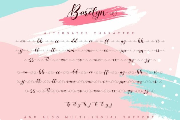 Barelyn Script Poster 3