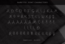 Baretto Font Poster 1