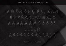 Baretto Font Poster 1