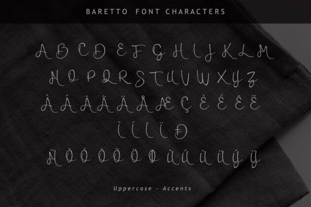 Baretto Font Poster 1