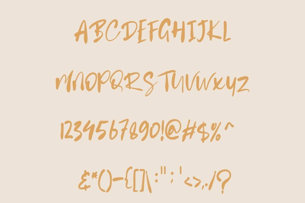 Battnise - Brush Font Poster 1