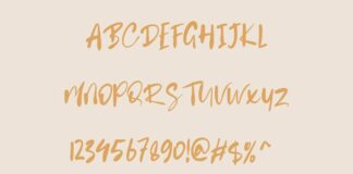 Battnise - Brush Font Poster 1