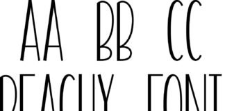 Beachy Font Poster 1