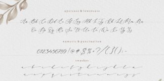 Beautica Beautiful Calligraphy Font Poster 1