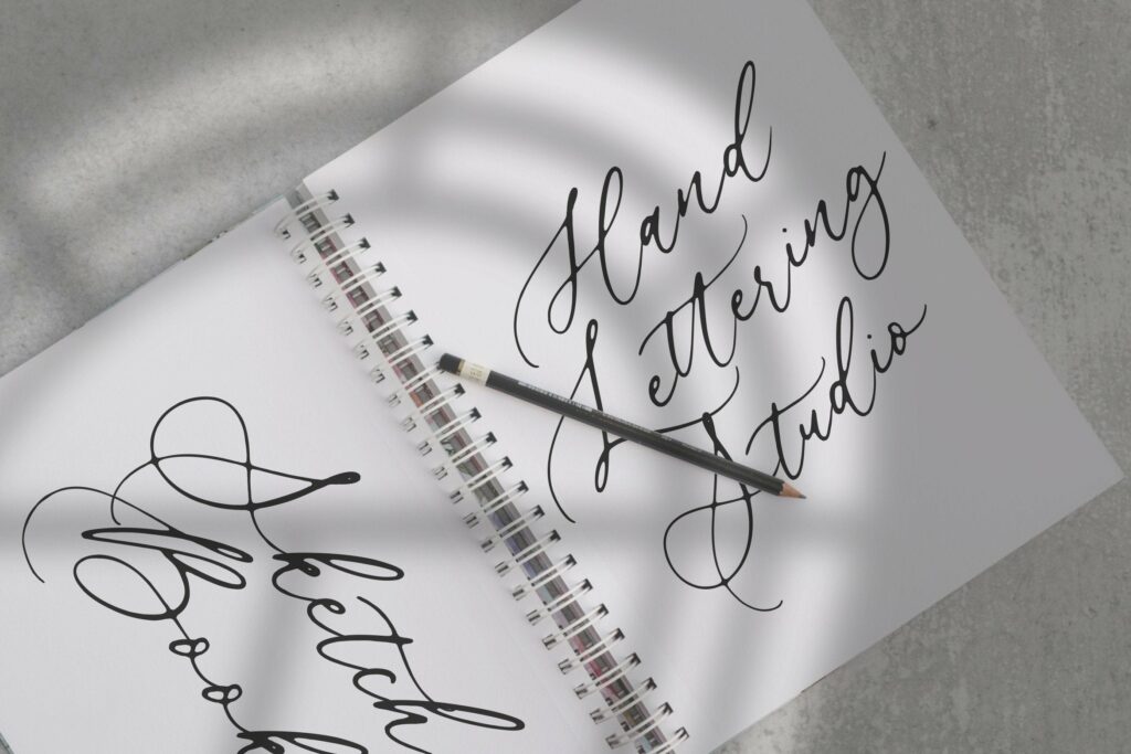 Beautica Beautiful Calligraphy Font Poster 2