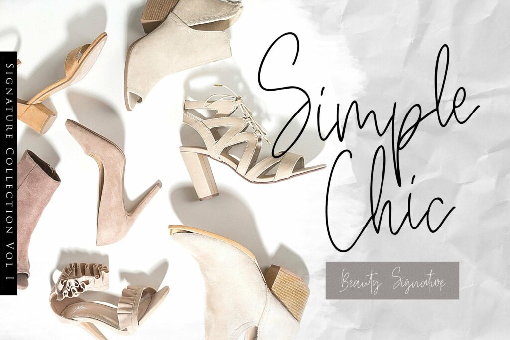 Beauty Signature - Handwritten Font Poster 3