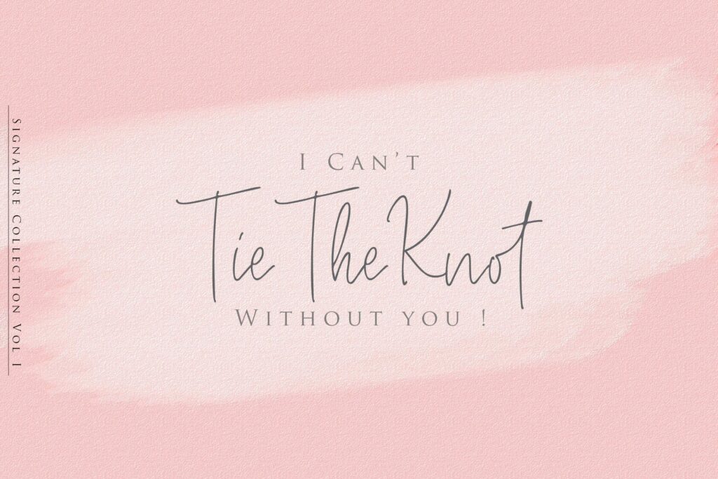 Beauty Signature - Handwritten Font Poster 5