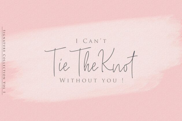 Beauty Signature - Handwritten Font Poster 5