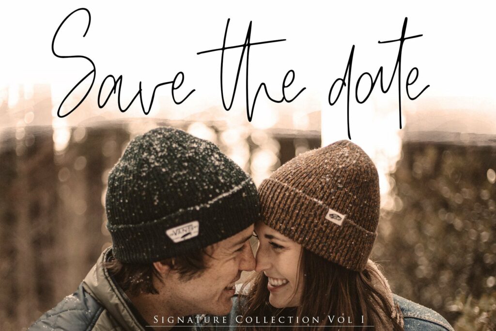 Beauty Signature - Handwritten Font Poster 6
