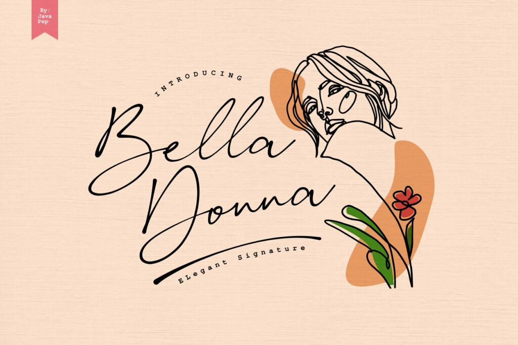 Bella Donna / Elegant Signature Poster 10