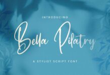 Bella Pilatry - Handwritten Font Poster 1