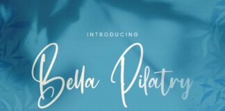Bella Pilatry - Handwritten Font Poster 1