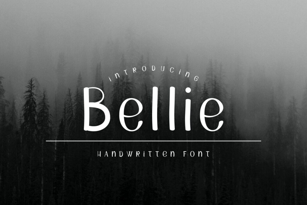 Bellie - A Handwritten Font Poster 9