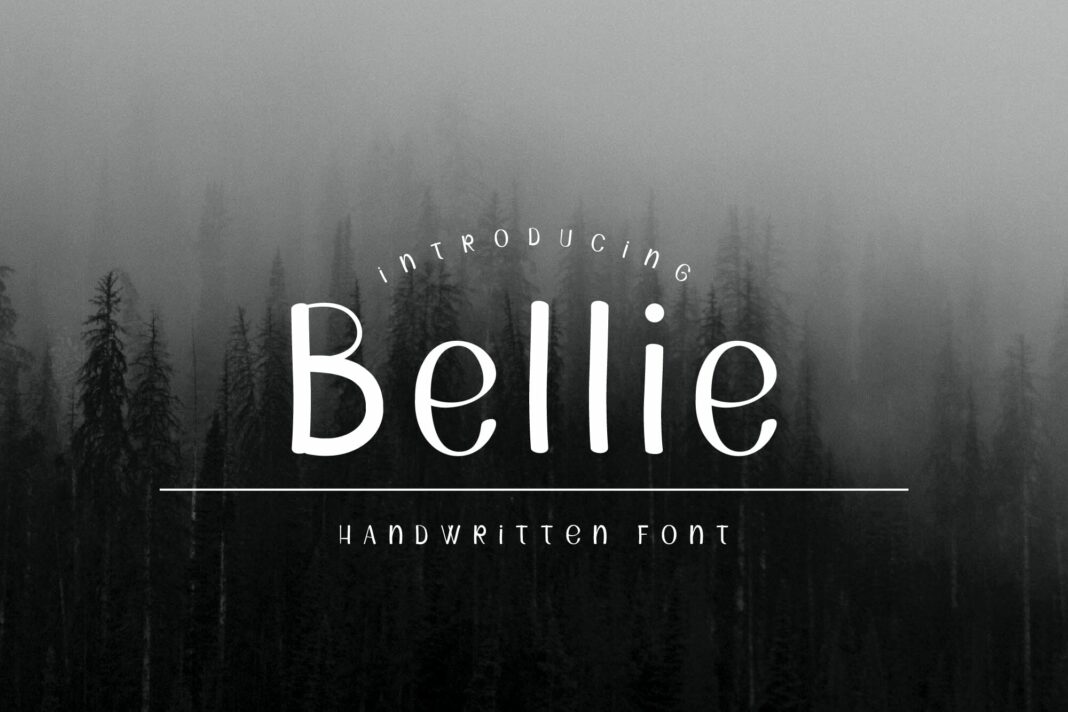 Bellie - A Handwritten Font Poster 9