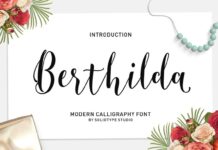 Berthilda Script Poster 1