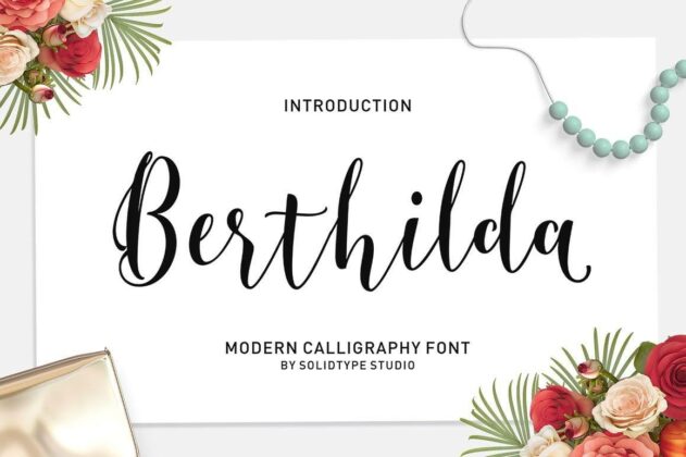 Berthilda Script Poster 1