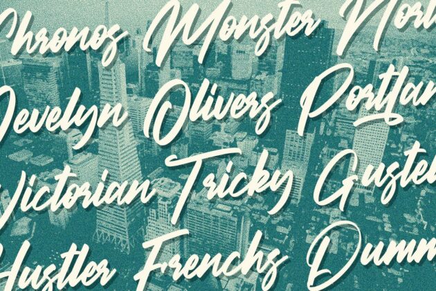 Bestallie - Bold Script Font Poster 9