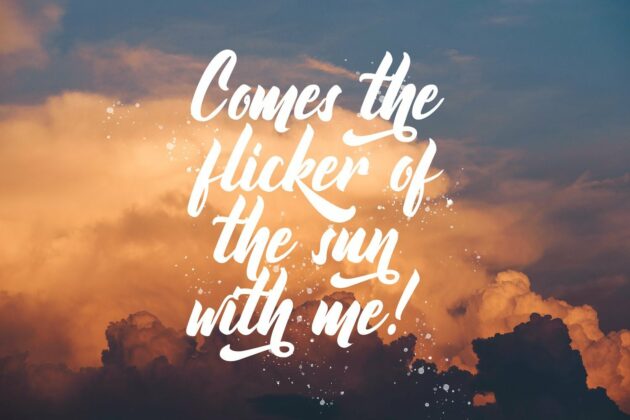 Bethany Kibang - Bold Script Font Poster 1